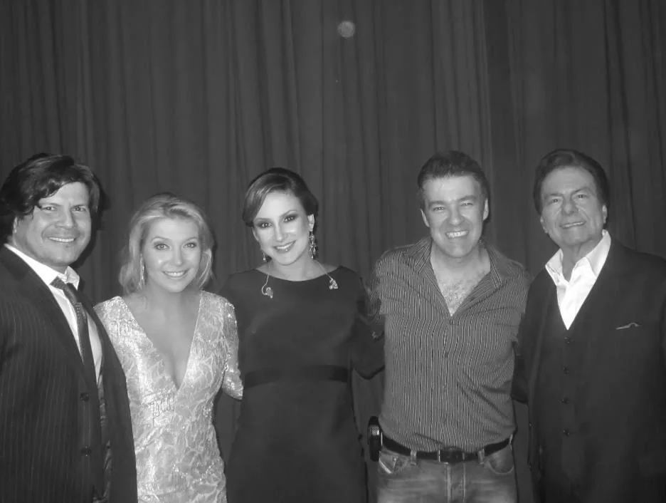Wilson Gava com Paulo Ricardo, Luiza Possi, Cláudia Leitte e Agnaldo Rayol