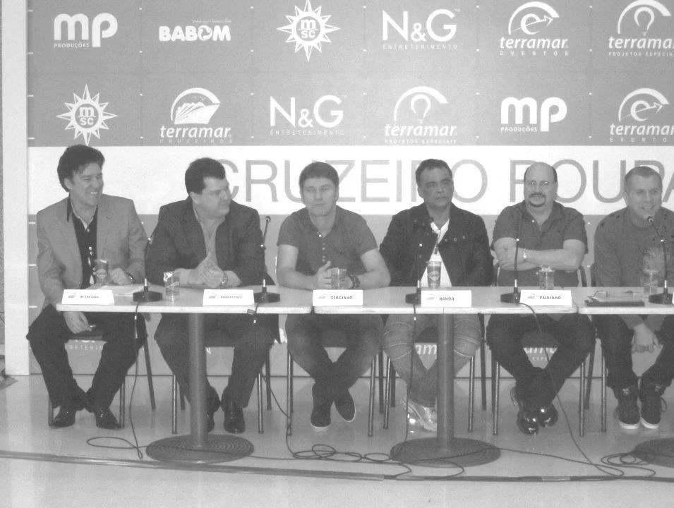Coletiva de imprensa do Cruzeiro Roupa Nova